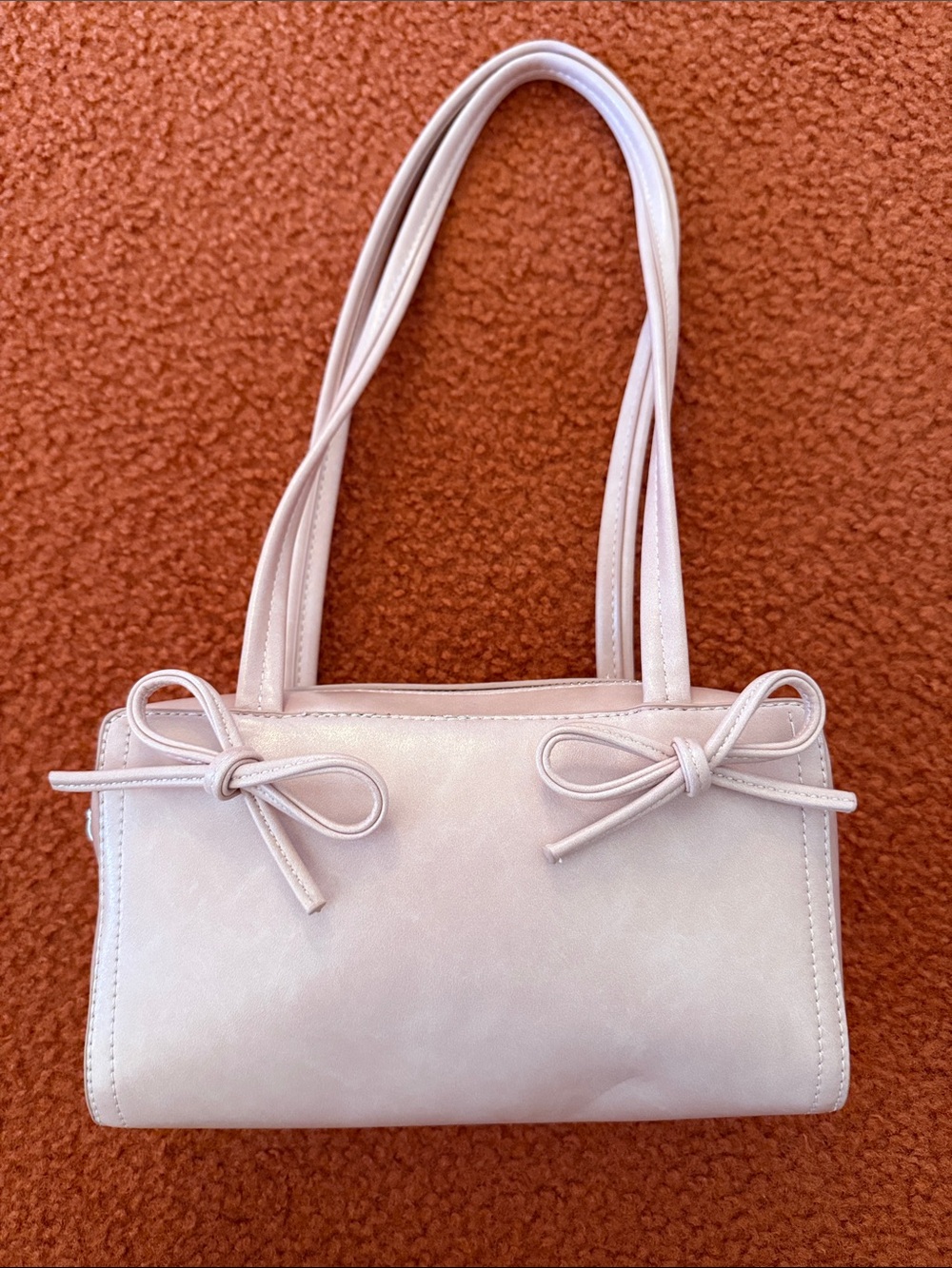 Kimchi Blue Pink Bow-Accent Shoulder Bag